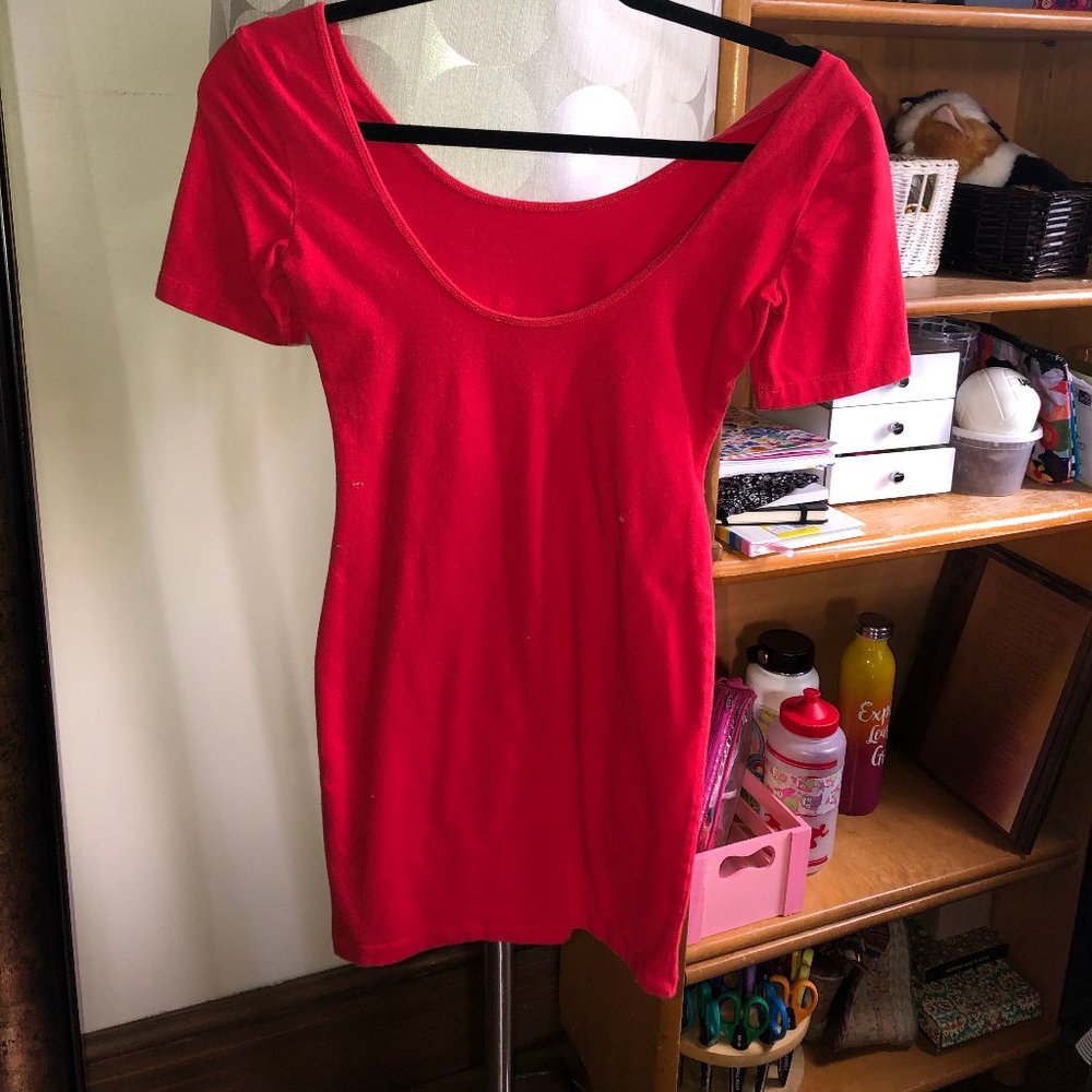 Red dress
